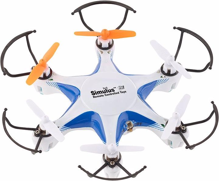 Actual product image Simulus Mini hexacopter with radio remote control