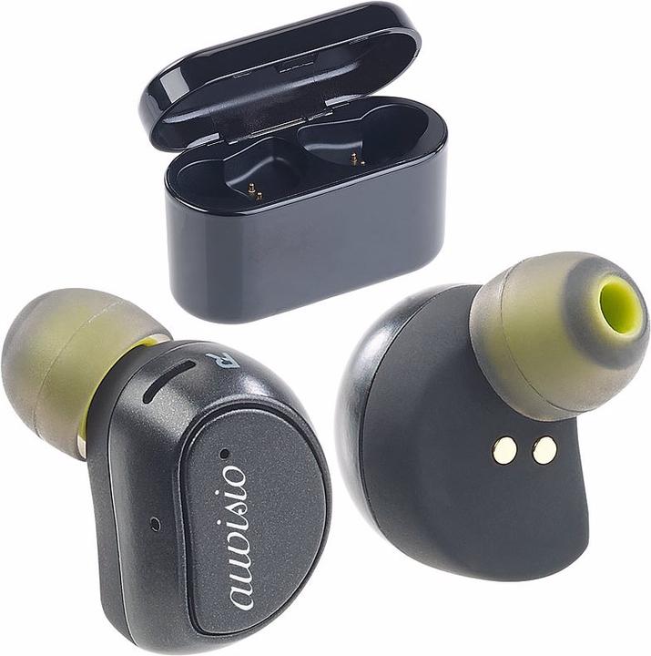 Produktbild Auvisio True Wireless In-Ear-Headset inkl. Powerbank-Etui (2.50 h, Kabellos)