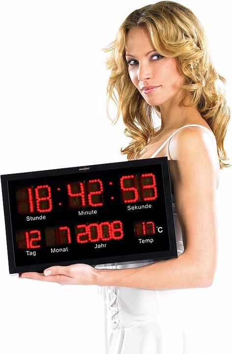 Produktbild Lunartec Multi-LED-Uhr