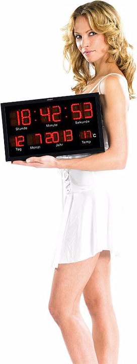 Produktbild Lunartec Multi-LED-Uhr