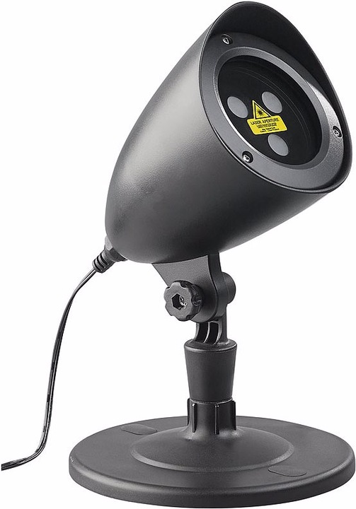 Actual product image Lunartec RGB laser projector with star light effect & remote control
