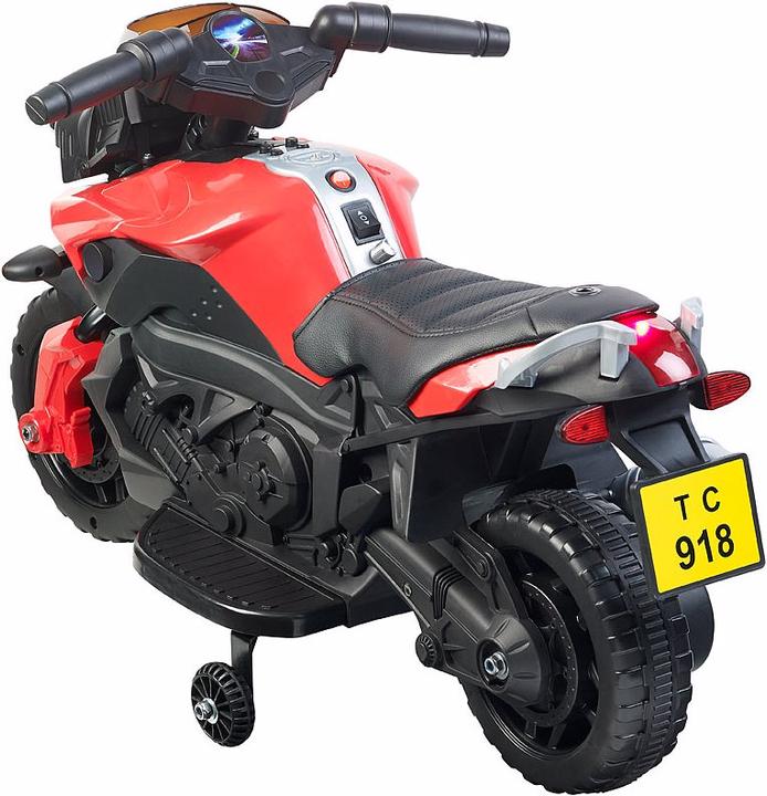 Image du produit Playtastic Moto électrique pour enfants avec fonction MP3, sons & roues stabilisatrices (6 V)