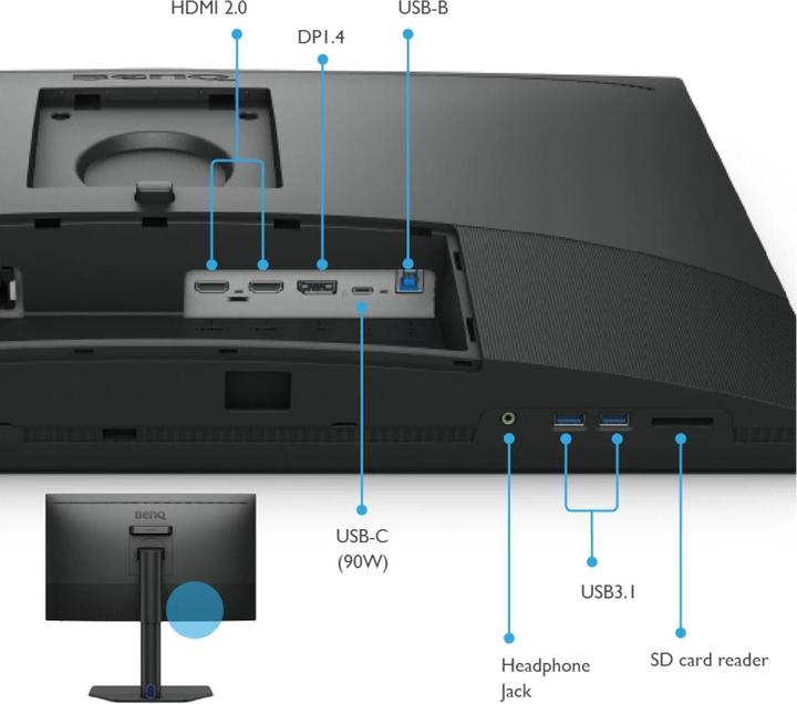 Produktbild BenQ PhotoVue SW272U (3840 x 2160 Pixel, 27")