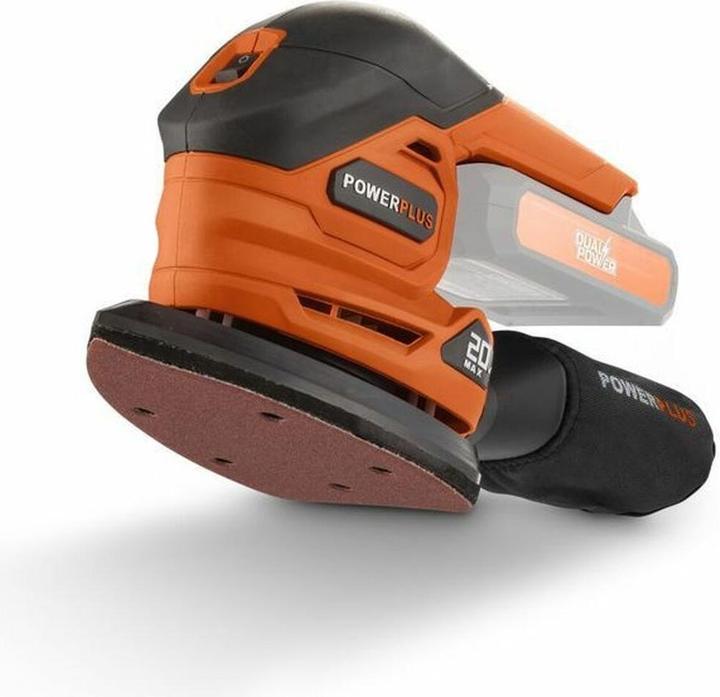 Powerplus Dual Power Multi Sander 20V - excl. battery and charger - 1 Acc. (Eccentric grinder, Multi sanders)