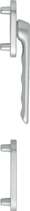 Immagine prodotto Hoppe Set di maniglie per porte da balcone LIÈGE - piatte all'esterno, anodizzate argento (Set di porte)