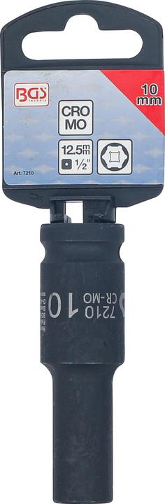 Produktbild BGS Kraft-Steckschlüssel-Einsatz Sechskant, tief Antrieb Innenvierkant 12,5 mm (1/2") SW 10 mm (10 mm)