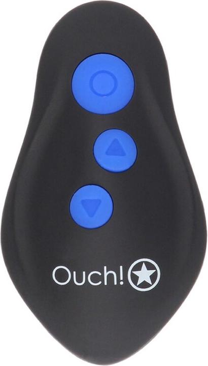Actual product image Ouch! E-stim Vibrating Butt Plug Cockring