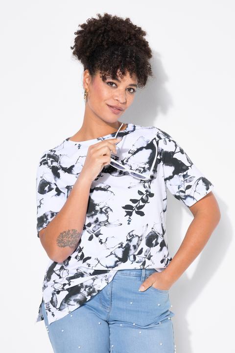 Produktbild Miamoda T-Shirt, A-Linie, Blumendruck (44)