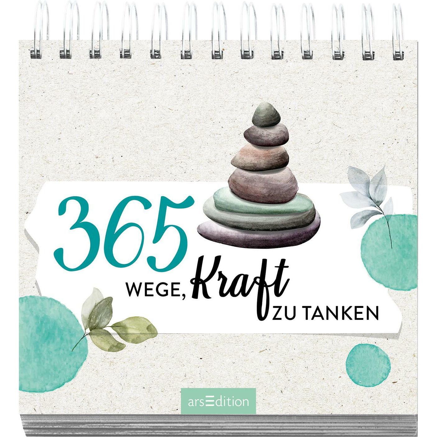 Aufsteller 365 Wege, Kraft zu tanken, Ratgeber