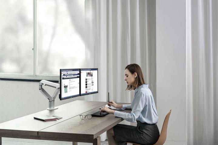 Actual product image Spire Dual Monitor Arm Ii (Table, 27", 9 kg)