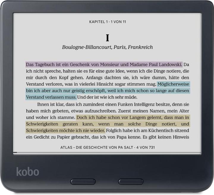 Image du produit Kobo Libra Colour incl. Stylus 2 (7", 32 Go, Noir)