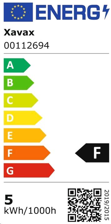 Energie-Label Xavax Einbaustrahler (350 lm)