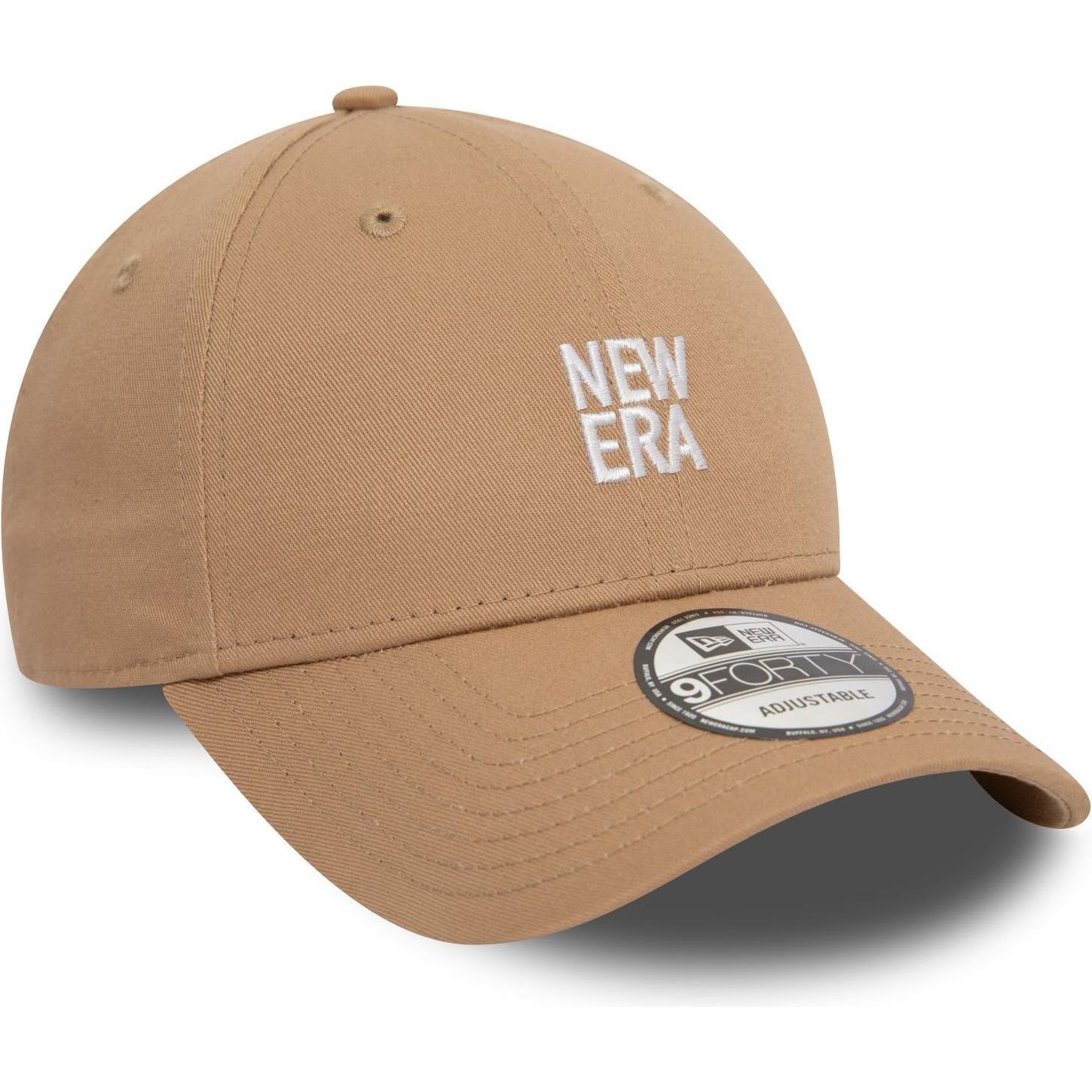 New Era, Herren, Cap, 9Forty Strapback Cap - BRAND LOGO camel beige, Beige