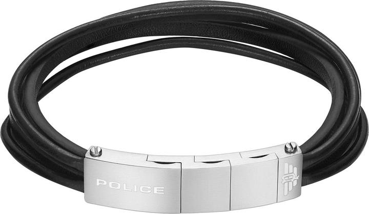 Immagine prodotto Police Bracciale Gozo II (21 cm, Acciaio inossidabile, Cuoio)