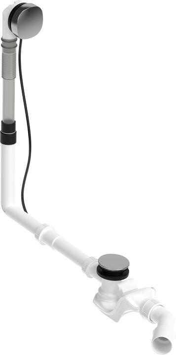 Actual product image Duravit QUADROVAL waste/overflow fitting chrome (Overflow set)