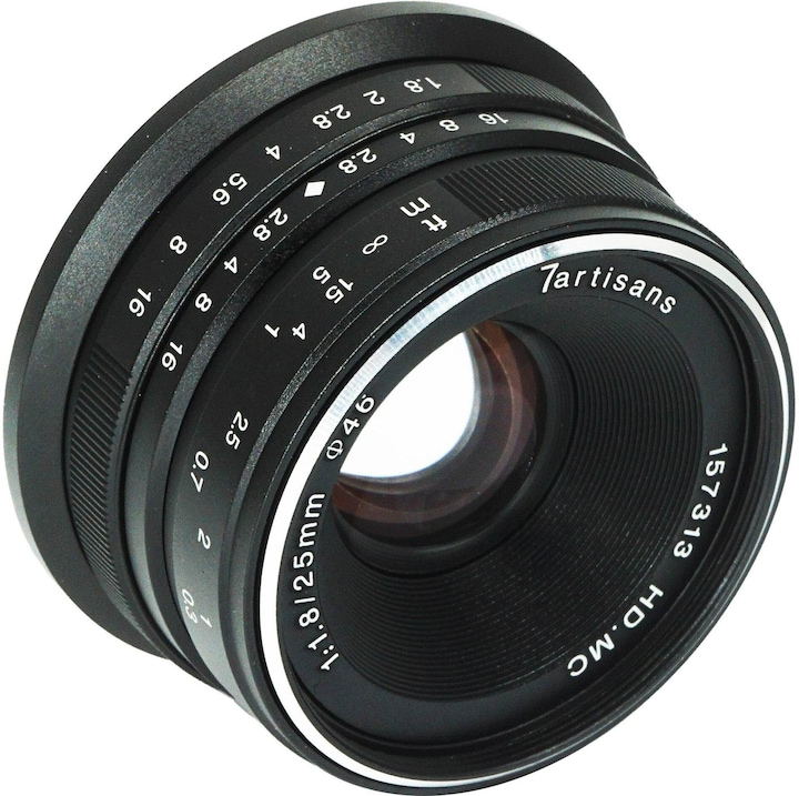 Actual product image 7artisans 25mm f/1.8 MFT (Micro Four Thirds, Micro Four Thirds)