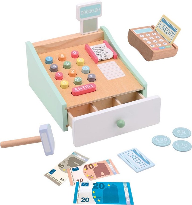 Produktbild Jouéco Holz-Kasse mit Scanner