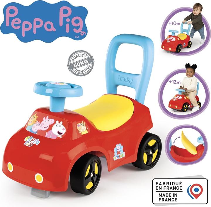 Actual product image Smoby Peppa Pig Car Ride-On