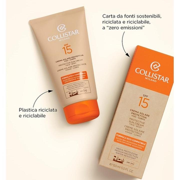 Produktbild Collistar Eco Compact Protecting SunCr Sun Protection Factor 15 (Sonnencreme, SPF 15, 150 ml)
