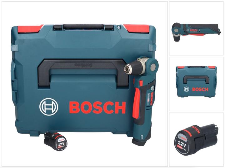 Actual product image Bosch Professional Bosch GWB 12V-10 Battery Angle Drill 12V + L-Boxx + 1x Battery 3.0Ah - without charger (Rechargeable battery operated)