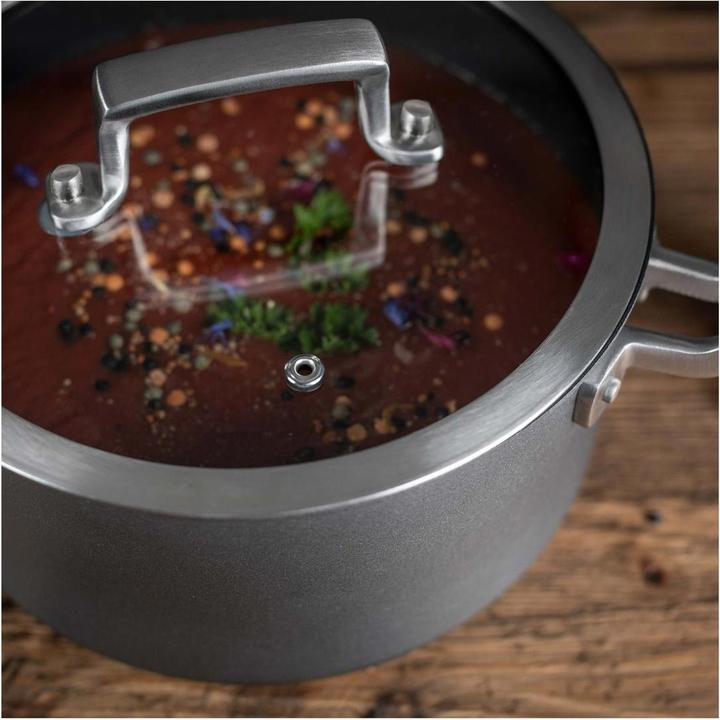 Produktbild Kuhn Rikon NEW LIFE Pro Recycling Stielkasserolle 2.0 L · Ø 18 cm (18 cm, Stielkasserolle, Aluminium, Edelstahl)