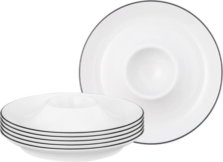 Seltmann Lido Black Line Eierbecher (6 x)