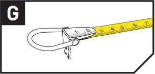 Actual product image Komelon Rollbandmass 100m, UniGrip Flx
