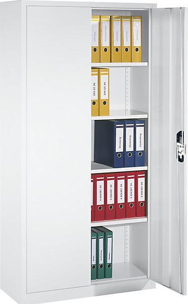 Actual product image C+P Steel cabinet with double doors (100 x 42 x 195 cm)