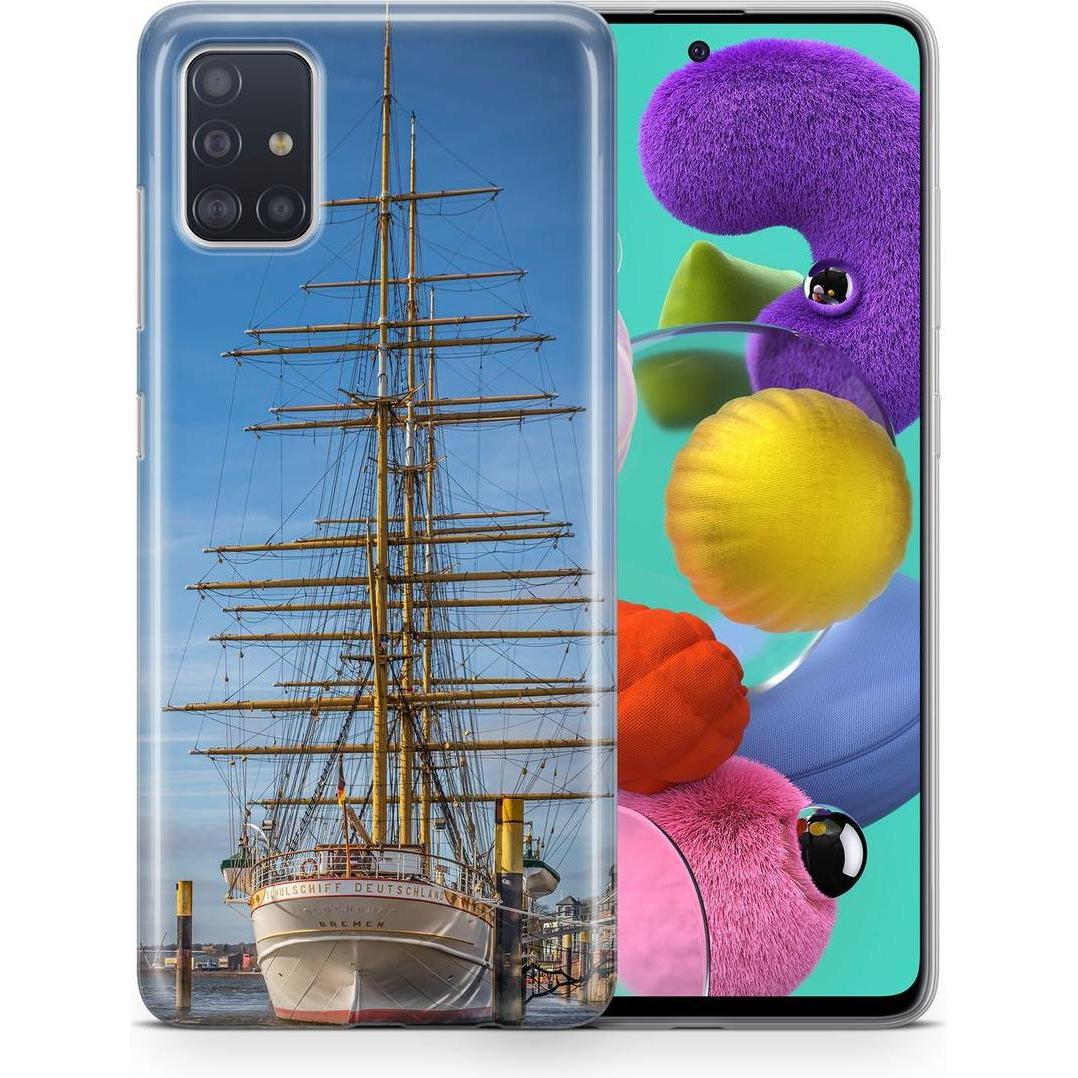 König Design Hülle Handy Schutz für LG K52 Case Cover Tasche Bumper Etuis TPU Motiv Schale (LG K52), Smartphone Hülle, M...