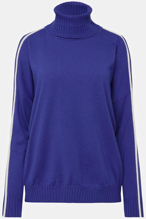 Produktbild Laurasøn Pullover, Stehkragen, Langarm, Schmuckstreifen (S)