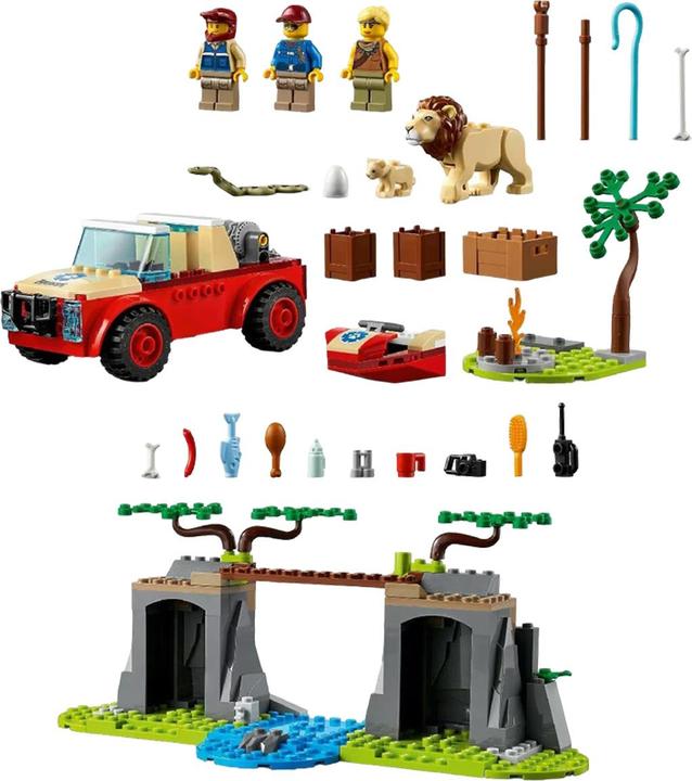 Produktbild LEGO Tierrettungs-Geländewagen (60301, LEGO City)
