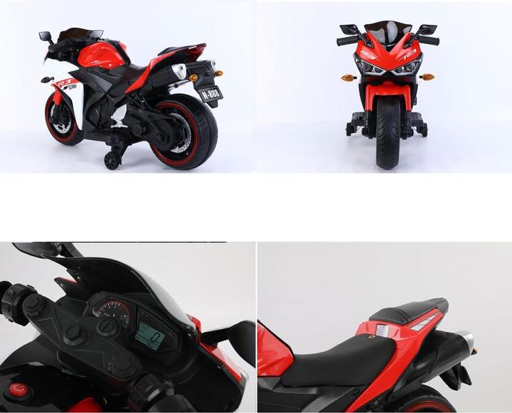 Immagine prodotto Es-toys Moto elettrica per bambini 888 (12 V)