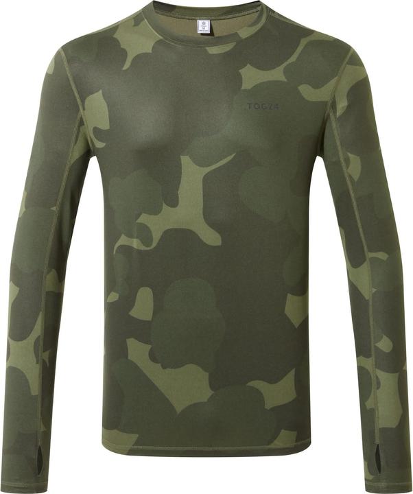 TOG24 Mens Snowdon Pixelated Camo Thermal Top (S)