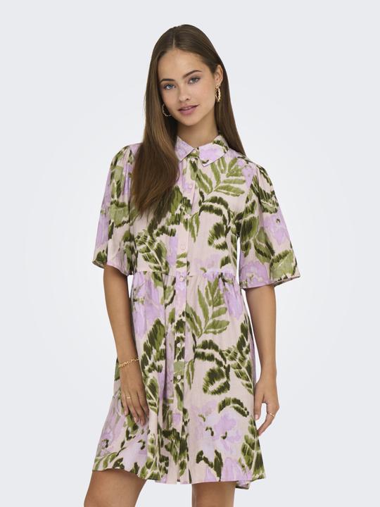 Image du produit JdY Normal geschnitten U-Ausschnitt Voluminöser Armschnitt Kurzes Kleid Kleid (XS)