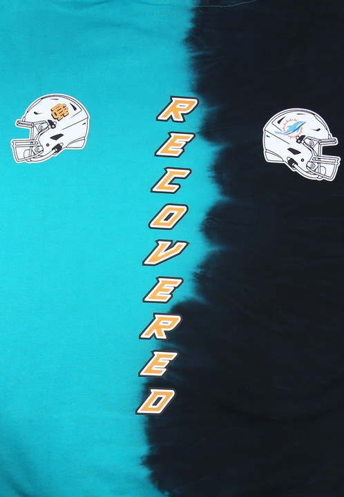 Produktbild Recovered Re:covered Fleece Hoody - INK DYE Miami Dolphins - XXL (XXL)