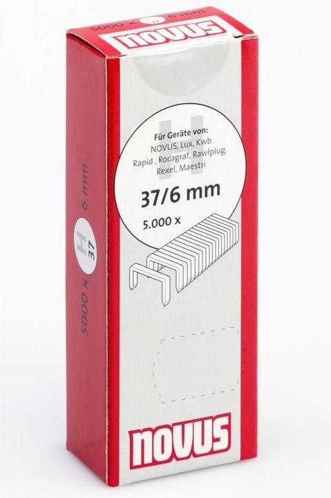 Produktbild Novus Feindrahtklammern 37/6 hart