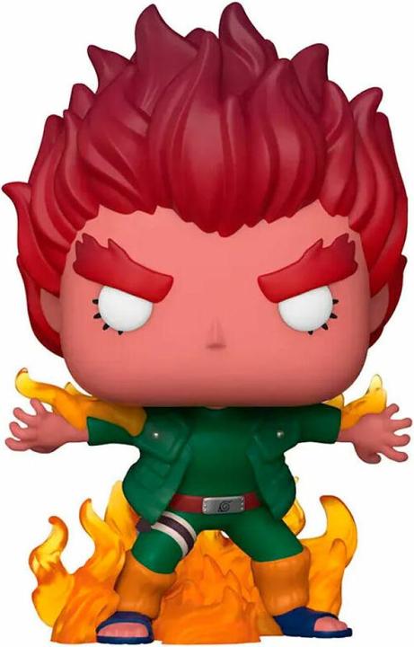 Actual product image Funko Pop! Naruto Might Guy (Eight Inner Gates) GITD EXM