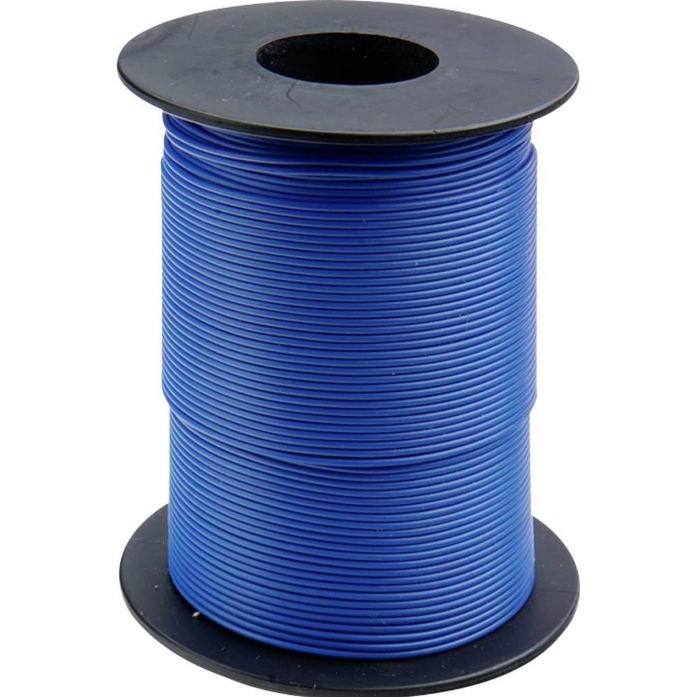 Donau, Kabelleitung, Kupferschalt-Litze Blau 100 m Spule (100 m)