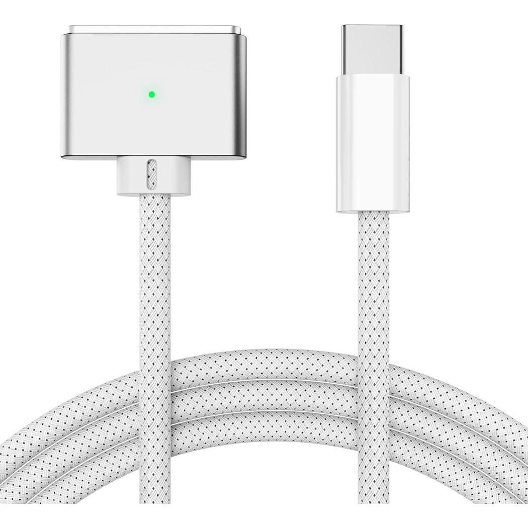 PowerGuard USB-C auf MagSafe 3 Ladekabel für MacBook Air, Pro (2021-2024) (USB 3.2 Gen 1, 50 W), Cavo USB