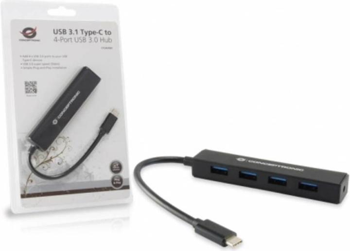 Produktbild Conceptronic CTC4USB3 (USB-C, 4 Ports)