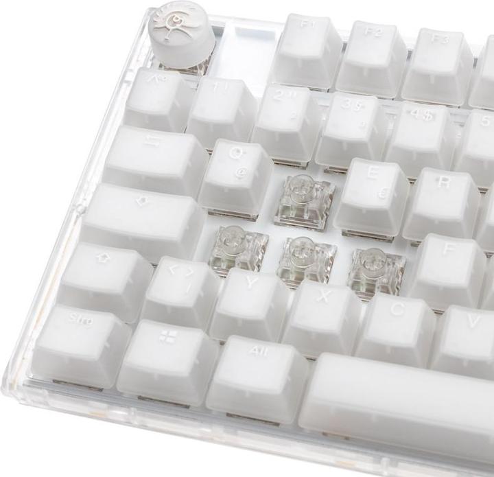 Produktbild Ducky One 3 Aura White Gaming Tastatur, RGB LED - Kailh Jellyfish Y (DE, Kabelgebunden)