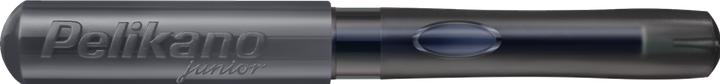 Actual product image Pelikan o Junior scribe foot. Left-hand Anthracite L (Black, Charcoal, 1x)
