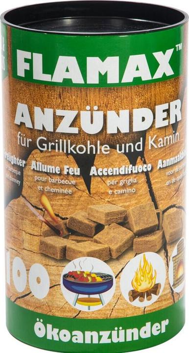 Flamax Eco-lighter 100 pieces made of wood/wax shavings