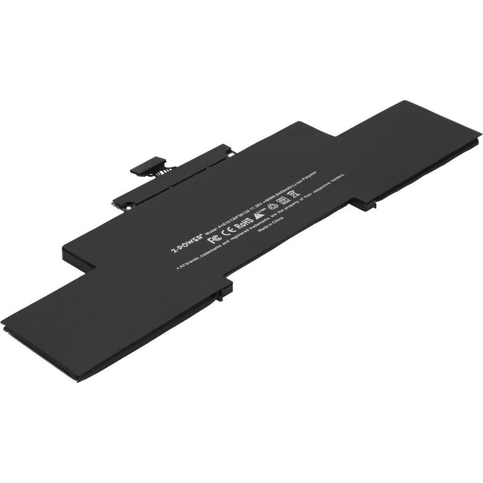 2-Power Main Battery Pack 11.26V 8440mAh (6 Zellen, 8440 mAh), Notebook Akku, Schwarz