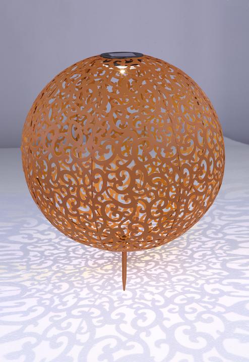 Produktbild Globo Solarleuchte Metall Rostfarben, 1xled (IP44)