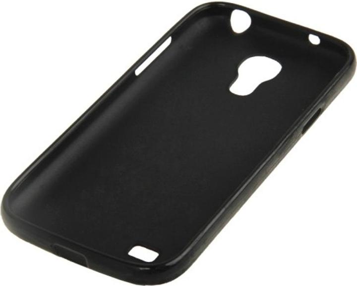 Produktbild König Design Schutzhülle Punkte TPU Case für Handy Samsung Galaxy S4 mini i9190 schwarz/violett (Samsung Galaxy S4 mini)