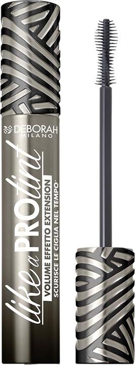 Actual product image Deborah Milano Deborah Like a Pro Mascara Volume & Length Tint Black (Black)