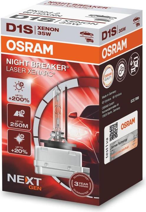 Image du produit Osram Night Breaker Laser Xenarc (D1S)
