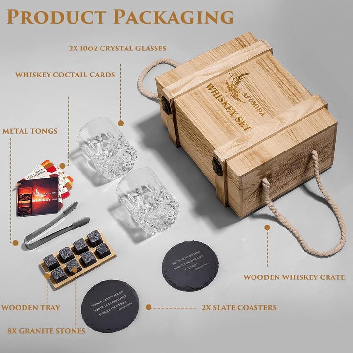 Immagine prodotto Afomida Bicchiere da whisky (3 dl, 8x, Bicchiere da whisky)
