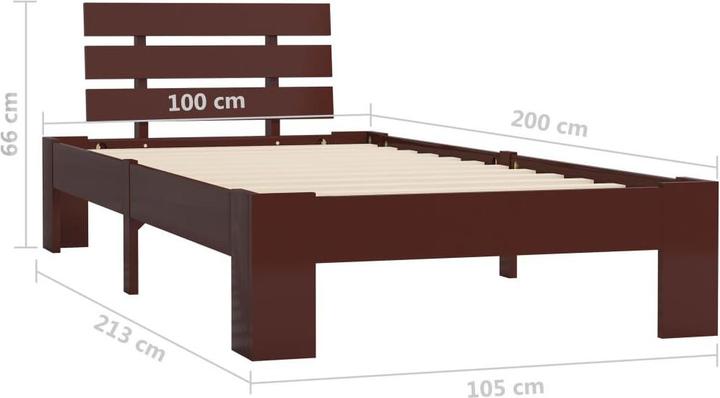 Image du produit vidaXL Bettgestell (100 x 200 cm)